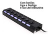 Hub Adaptador Usb 2.0 Multi 7 Portas Plug And Play Extensor 2