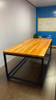 Mesa Ratona De Madera E Hierro 0