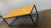 Mesa Ratona De Madera E Hierro 1
