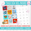 Kit Imprimible Tags Día Del Padre Etiquetas Frases Vector #3 2