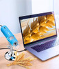 Microscopio Inalámbrico Cámara Usb 50x-1000x+accesorios Azul 3