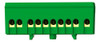 Conector Distribuição Verde 10 Furos 80a - Série 3 3