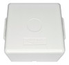 Kit 25/ Cx Sobrepor Quadrada Branca 80x80x50mm Cftv Balum 0