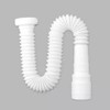 Sifão Extensível Universal Para Pias 750mm Sanfonado Branco 2