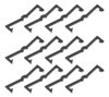 Cabides Pesados Peg Board Hook, Fivela De Fixação, 200 Unida 0