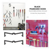 Cabides Pesados Peg Board Hook, Fivela De Fixação, 200 Unida 4