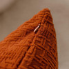 Funda De Almohada Aterciopelada  60x60 Rojizo 2