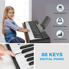 Asmuse Juego De Teclado De Piano Eléctrico De 2