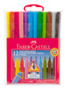 Faber-castell Marcadores Grip - 12 Colores - Mosca 1