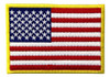 Patchclub Patch De Bandeira Americana Premium Bordado, 3,5 P 0