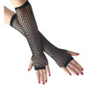 Guantes Mitones De Red Sin Dedos Mediano Negros Por Par 0