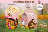 Kit Imprimible Editable Masha Y Oso Completo Candy Bar 3