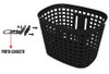 Canasto Plástico Para Bicicleta Soporte Rodado 26 Y 28 -xp 3