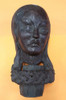 Escultura Cabeza De Mujer | Talla En Madera 0