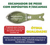 Escamador Removedor Descamador Limpa Peixe Reservatório 1