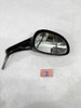 Espejo Ovalado Scooter Lado Derecho Rosca 8mm Color Negro -2 3