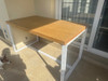 Mesa Con Tapa Tipo Roble, Estructura De Hierro 0