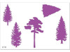 Stencils Botánicos, Lámina De 30 X 20 Cm 2