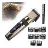 Aparador De Cabelo Usb Clipper Lcd À Prova D'água 2200mah De 6