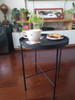Mesa Ratona Arrime Diseño Redonda De Hierro  1 Unidad 36cm 4