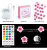 Guirnalda De Luces De Flores Multicolores, Funciona Con Pila 6