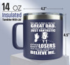 Taza De Regalo Ideal Para Papa 14oz 2