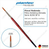 Pincel Redondo N° 6 S 8200 Plantec Toray Fibra Sintética 1
