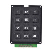 1pcs 4 X 3 Matriz Array 12 Llaves 4 * 3 Interruptor Del Tecl 0
