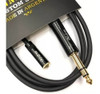 Western Cable Extensor Auricular 6 Mts Trs 1/4 |hembra 3.5mm 2