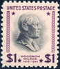 Sello Usa United States Postage Woodrow Wilson $1 1938 0