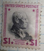 Sello Usa United States Postage Woodrow Wilson $1 1938 1