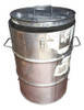 Dorna Tipo Tambor De Aço Inox Com Alça Com Tampa- 200litros 0