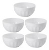 Kit 5 Bowl Melamina 800ml Branco Gourmet Mix Açaí Caldos 0