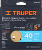 Disco Lija Con Velcro 5'' Lijadora Orbital Grano 40 Truper 1 Disco Lija Con Velcro 5'' Lijadora Orbital Grano 40 Truper 1