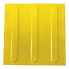 Kit 10 Pçs Piso Tátil Pvc 25x25 Direcional Amarelo 0