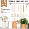 Lianyu Juego De 15 Utensilios De Cocina De 5