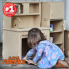 Tocador Pupitre Unicornio Infantil + Banquito - Fibrofacil 5