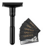 Barbeador Safety Razor Qshave Ajustável Preto + Brinde 1