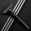 Barbeador Safety Razor Qshave Ajustável Preto + Brinde 3