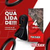 Kit Camara Ar 4mm Reforçada Aro 18 + Trava Pneu Traseira 3