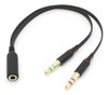 Cabo Divisor: Fone De Ouvido Duplo De 3,5 Mm Ma Cy 4
