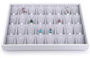 Bandeja De Joyeria Apilable De Terciopelo Oirlv 32 Rejillas 0
