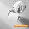 Soporte De Papel Higienico Niquel Cep. De Acero Inoxidable 1