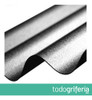 Chapa Canal Galvanizada C27 1,086 X 5.5 M 1