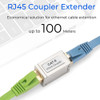 Adaptador En Lnea Blindado Rj45, Paquete De 5, Extensor De C 1