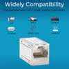 Adaptador En Lnea Blindado Rj45, Paquete De 5, Extensor De C 5