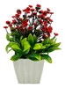 Planta Mini Clavel Artificial En Maceta 0
