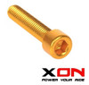 Tornillo P/tapa Juego Direccion Xon Bicicleta Al7075- Dorado 1