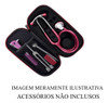 Estojo Case P Estetoscópio Littmann Welch Allyn Preto Luxo 1