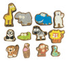 Muñecos Madera 12 Animales Salvajes Juegos Didacticos Niños 1